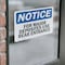 Signmission For Major Deposits Use Rear Entrance OSHA Notice Sign, Vinyl Decal, 10in W x 7in L, 2PK OS-2PACK-NS-D-710-L-12855 - alternate 4